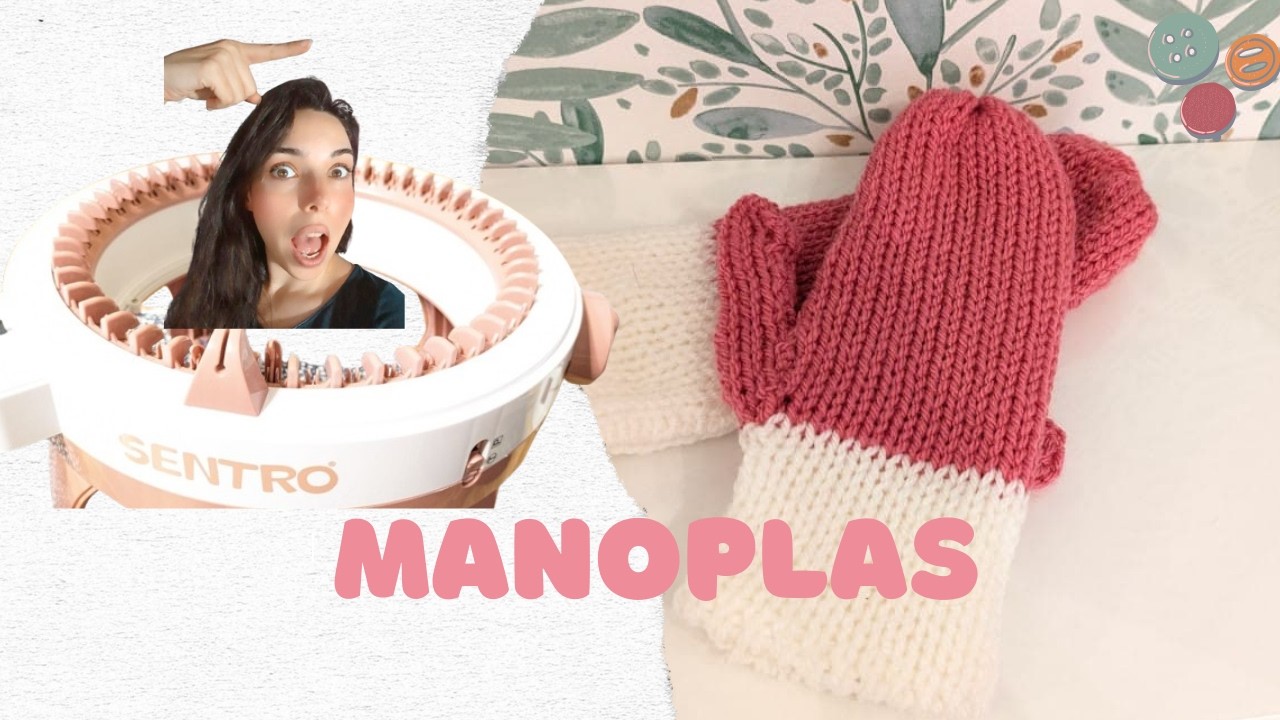 ¡Descubre el Secreto de las Manoplas Rápidas con la Máquina de Tejer Sentro! #diy #knittingmachine