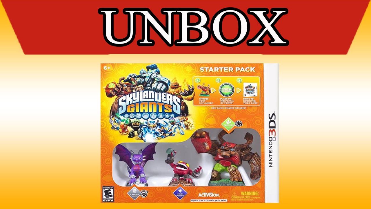 Unbox [PT-BR] - Skylanders Giants [3DS]