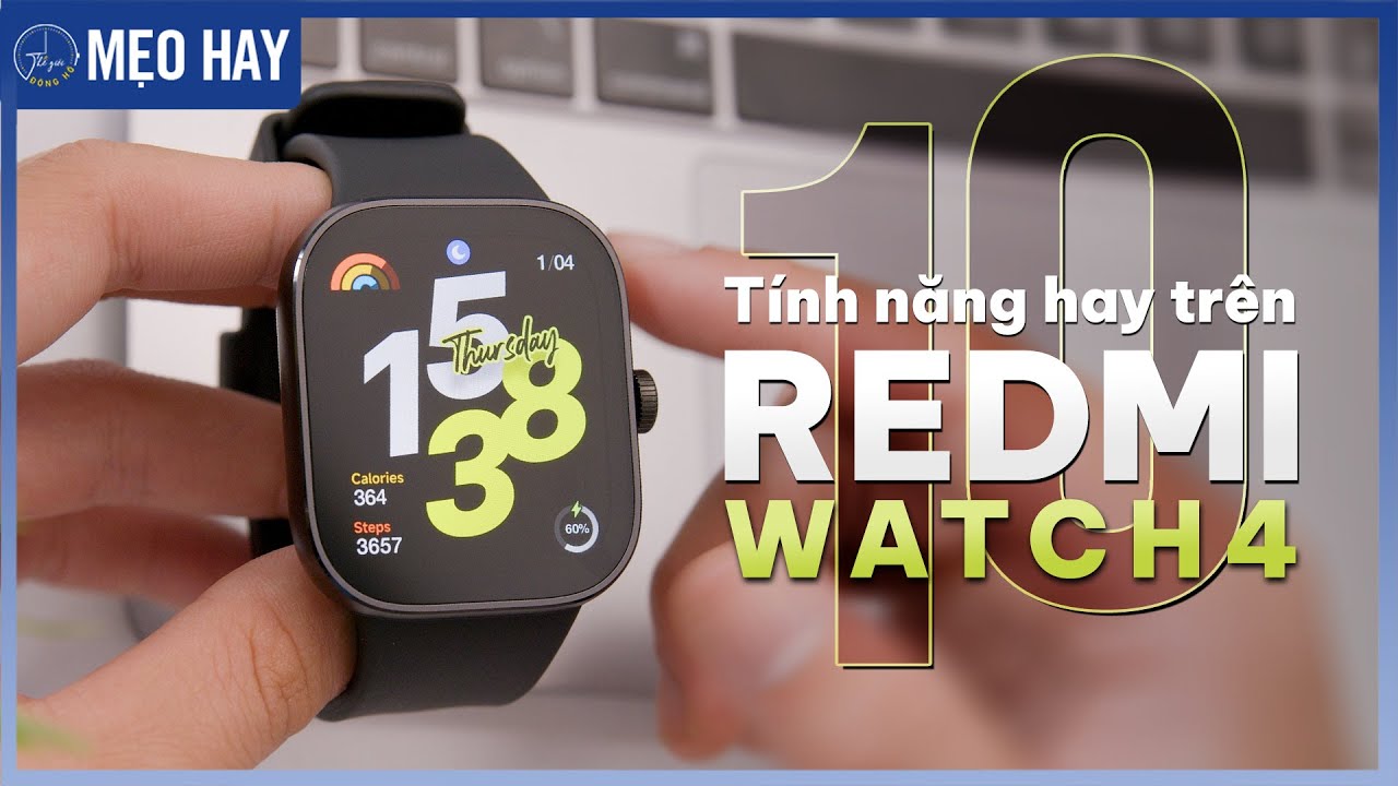 TOP 10 tính năng hữu dụng trên Redmi Watch 4 bạn NÊN xem qua! |Thế Giới Đồng Hồ