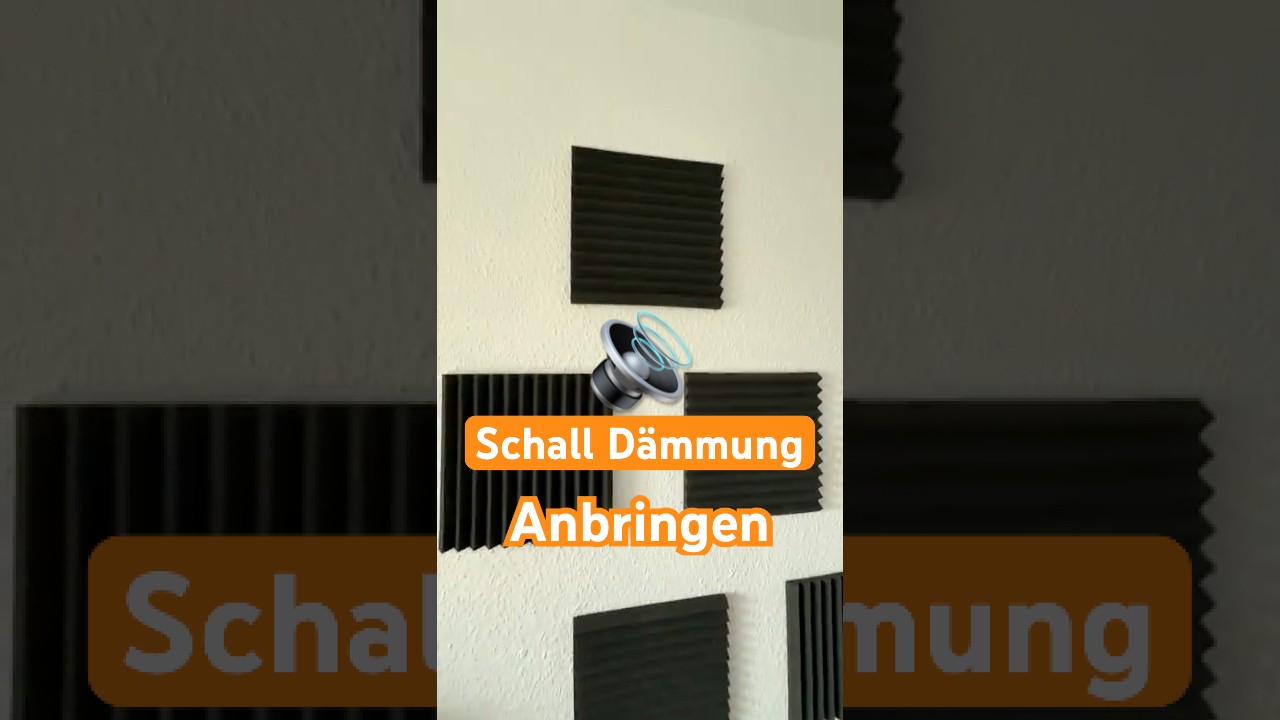 Akustikplatten OHNE Sch&auml;den befestigen! Mit diesem Trick 👆