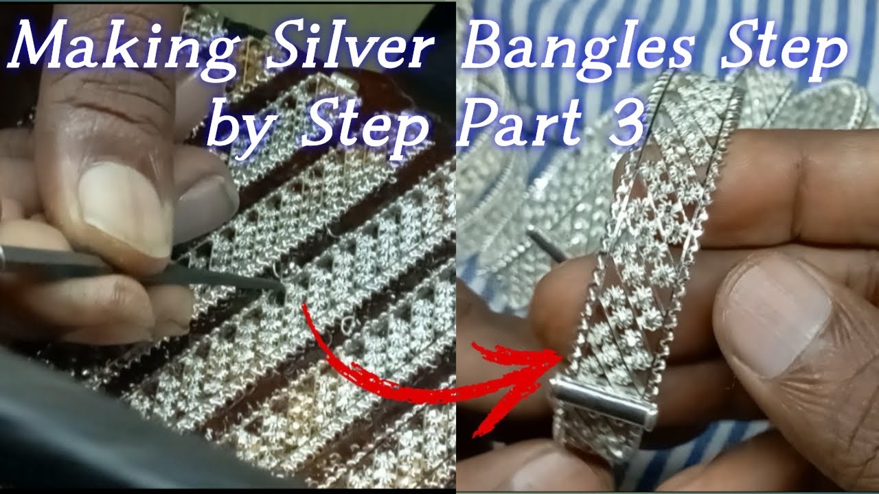 Latest silver bangle designs for women/Part3