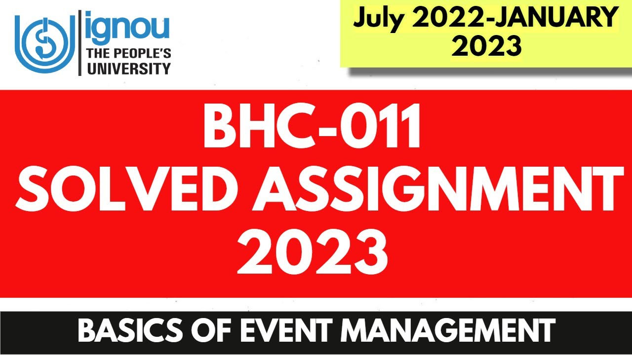 BHC11 Solved Assignment IGNOU 2022-23 II DEVMT SOLVED ASSIGNMENT