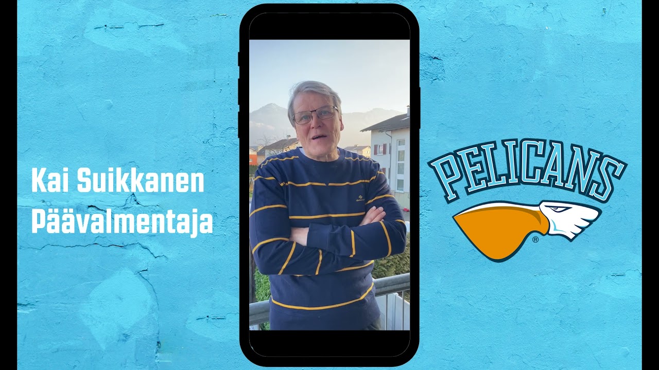 Kai Suikkasen terveiset Pelicans-yhteis&ouml;lle
