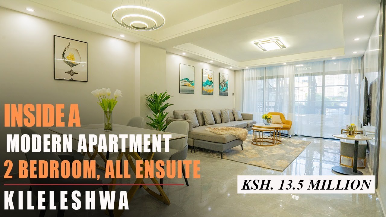 Inside a Ksh. 13,500,000 Modern 2 - Bed + Dsq, All Ensuite Apartment in Kileleshwa, Nairobi | Kenya