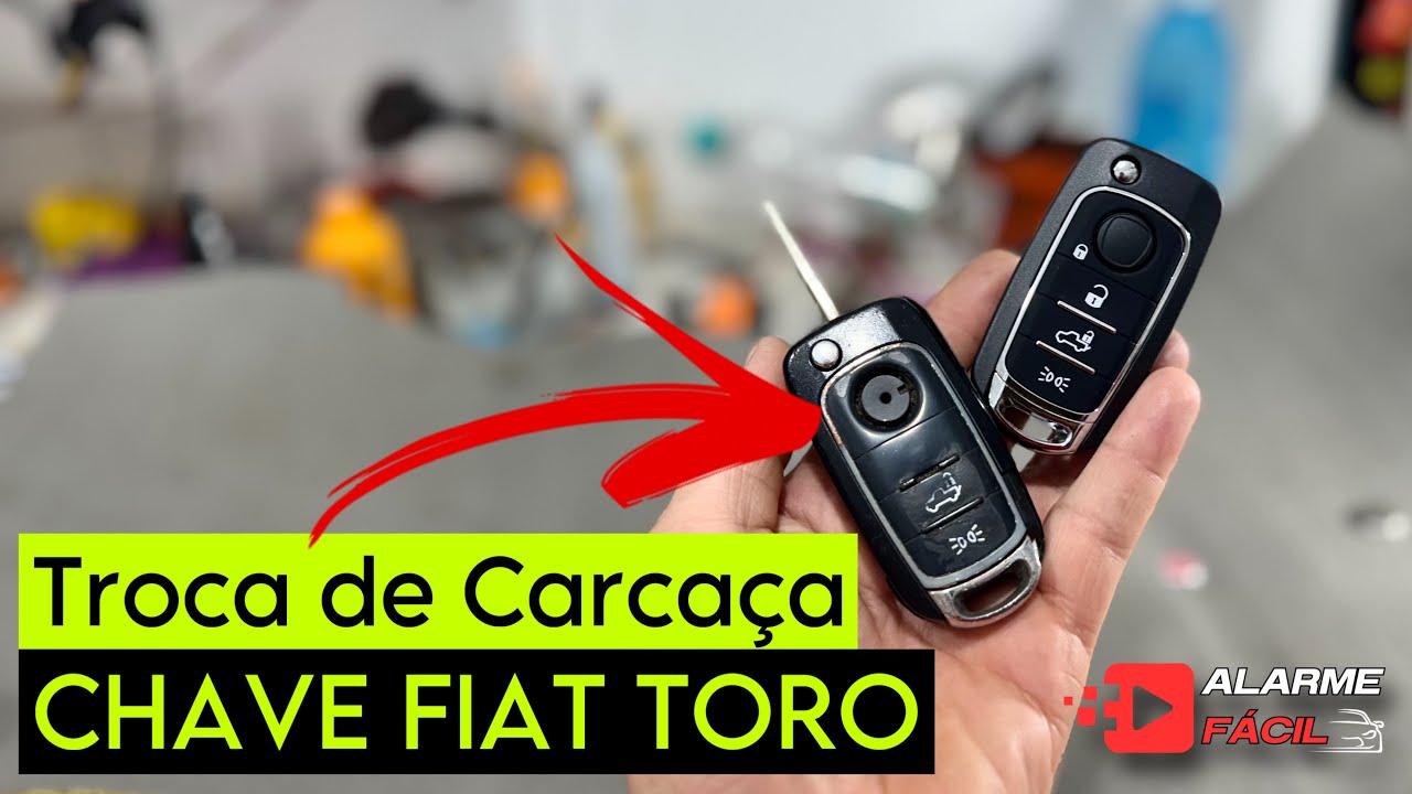 Troca Carcaça Chave Fiat Toro ✅ Muito Fácil