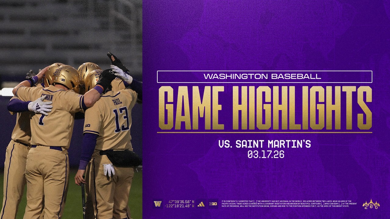 Washington 13, Saint Martin's 1 | Huskies Highlights