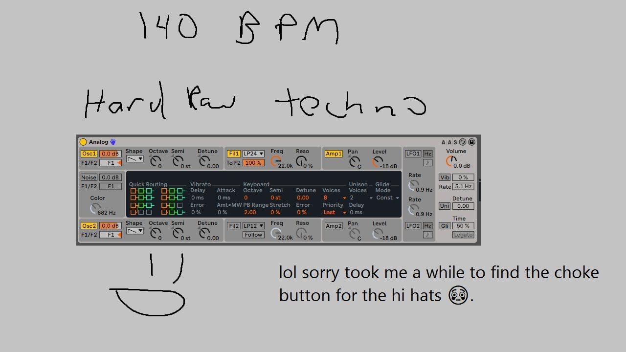 Techno Production | Analog Workflow | Hard Raw Techno in Ableton live