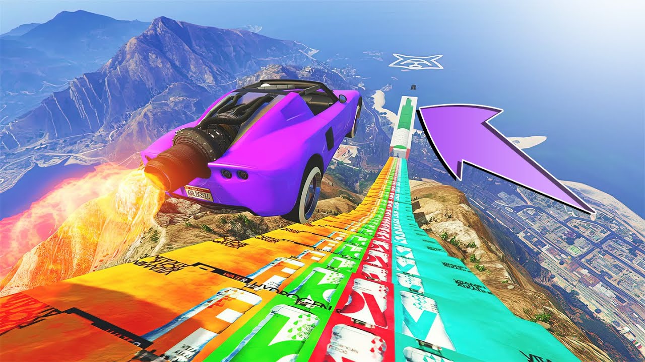 🟠 I WON THIS IMPOSSIBLE GTA 5 MEGARAMP RACE