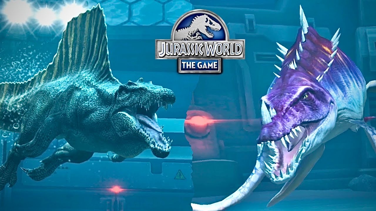 Spinosaurus Rebirth vs Liopleurodon In JW - Jurassic World Strongest Dinosaurs
