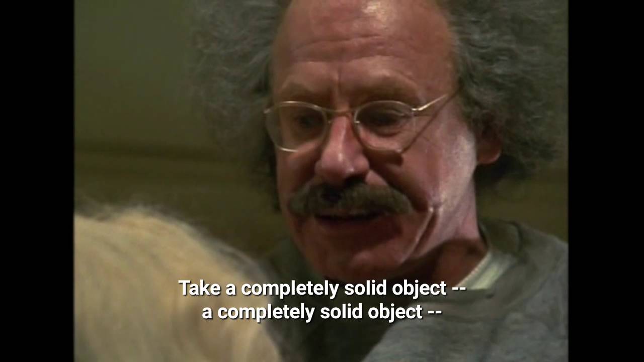 Insignificance 1985 - SHAPE OF UNIVERSE as per Albert Einstein