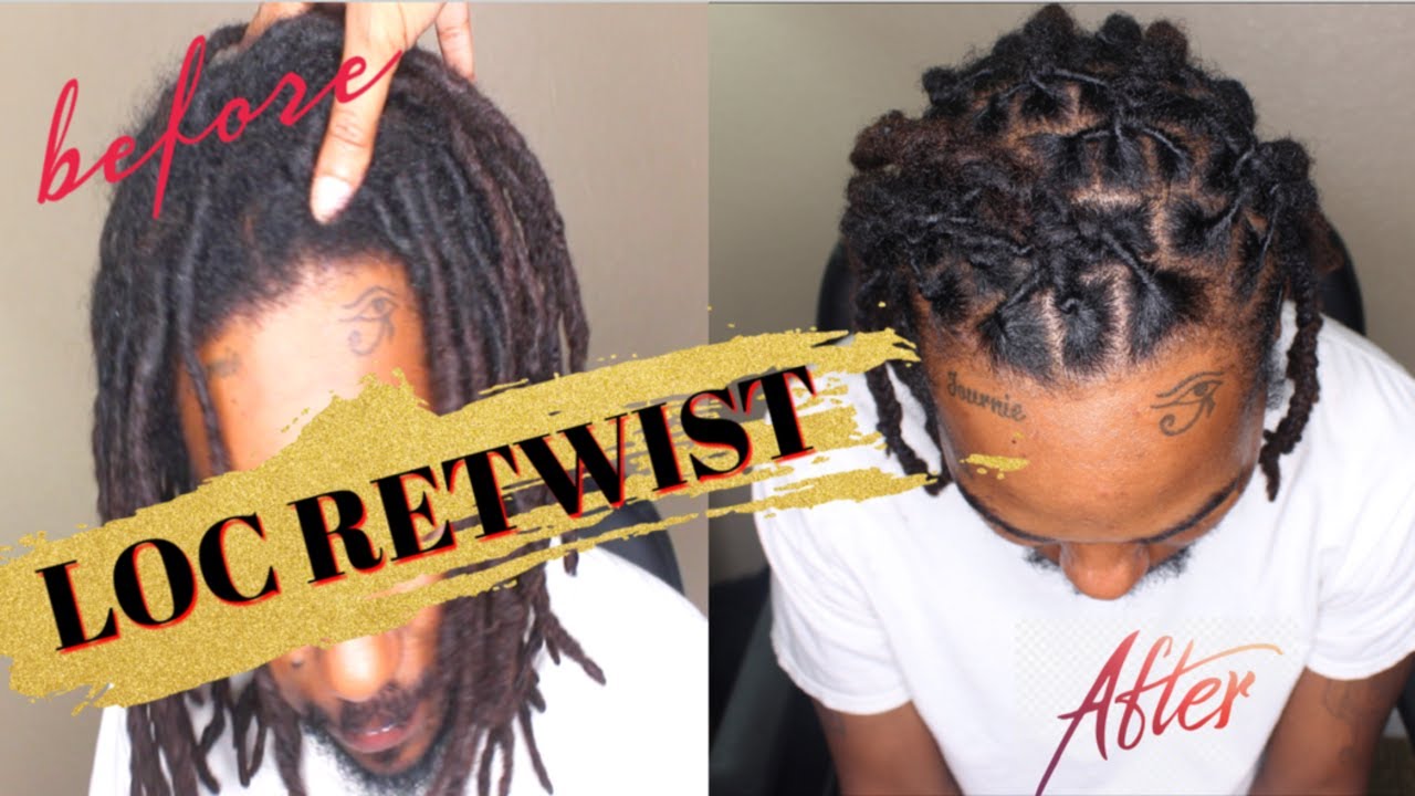 Re Twisting & Braiding Locs (No Gel/ No Cream)