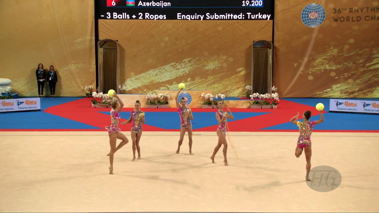 Bulgaria (BUL) - 2018 Rhythmic Worlds, Sofia (BUL) - Qualifications 3 Balls + 2 Ropes