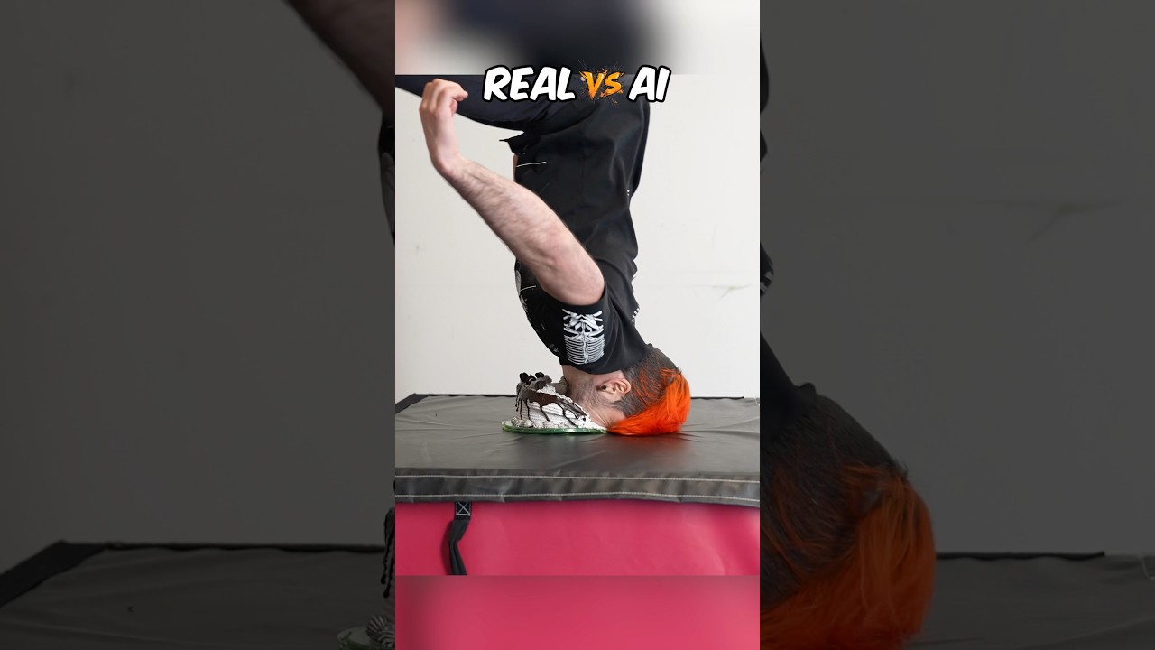 Parkour VS Ai&hellip; which one is fake? 🤣