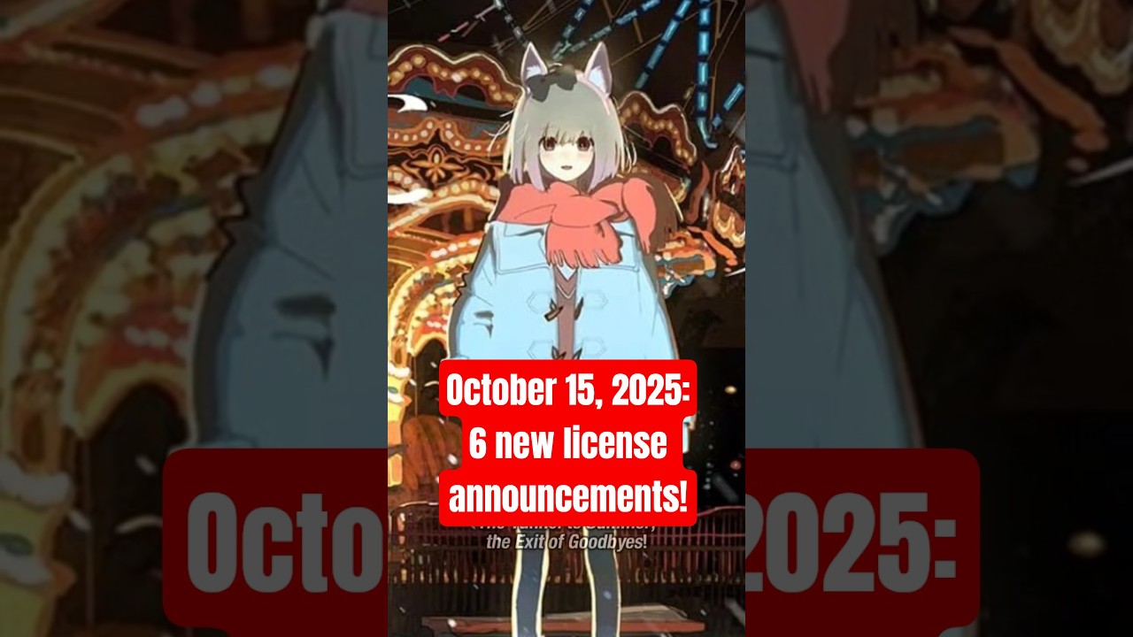 October 15, 2025: 6 new license announcements!