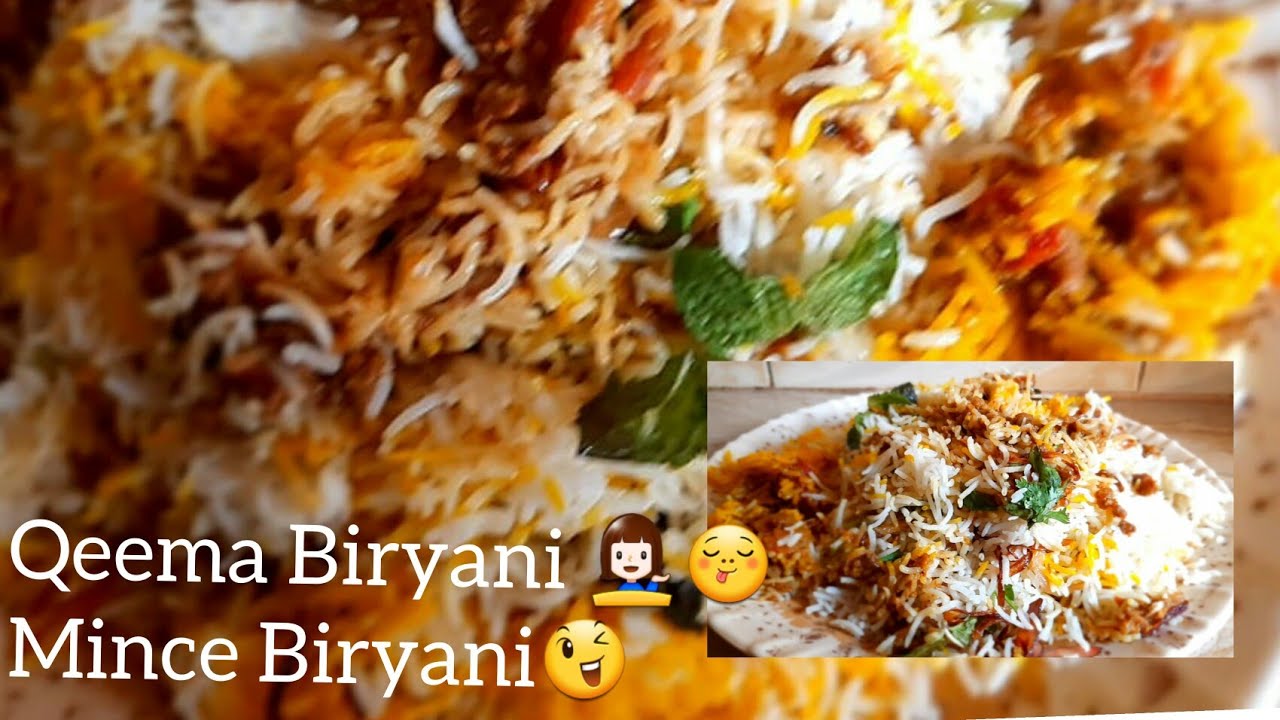Qeema Biryani😋/Mince Biryani / How to make Biryani masala at home 😊/Tasty and eay recpie in detail