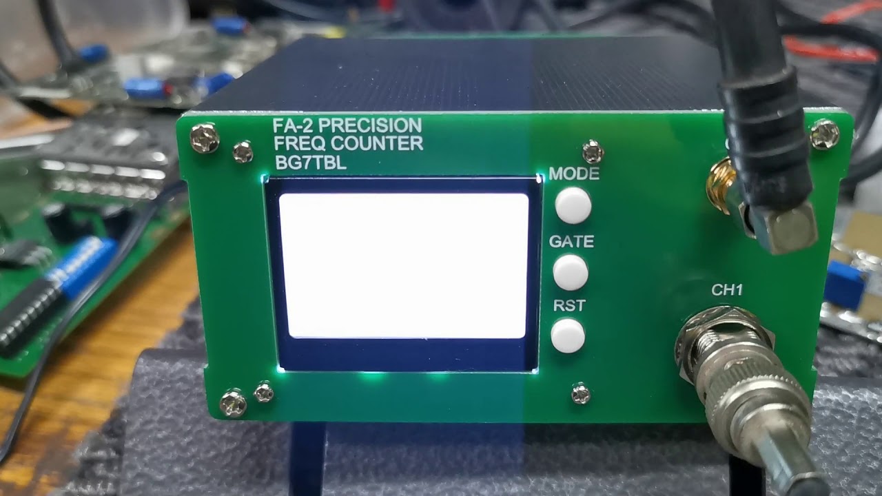 FA-2 Precision 6Ghz Frequency counter demo.