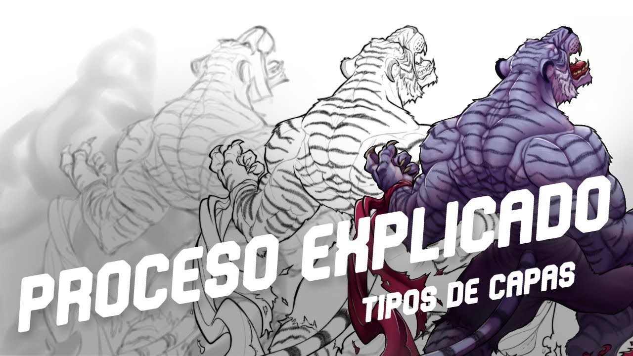 Mi proceso de dibujo digital 2023, ¡Explicado! | Capas y su utilidad