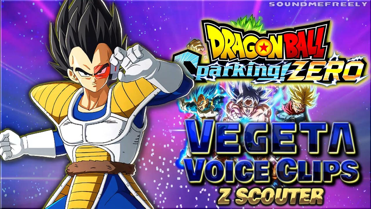 All Vegeta Voice Clips • Z Scouter • Dragon Ball Sparking! ZERO • Lines (Christopher Sabat) ENGLISH