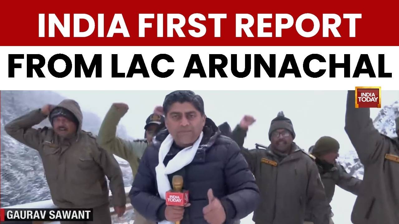 LAC Ground Report: Kiren Rijiju's Convoy Stuck In Heavy Snow Near LAC; BRO Personnel Assist Movement