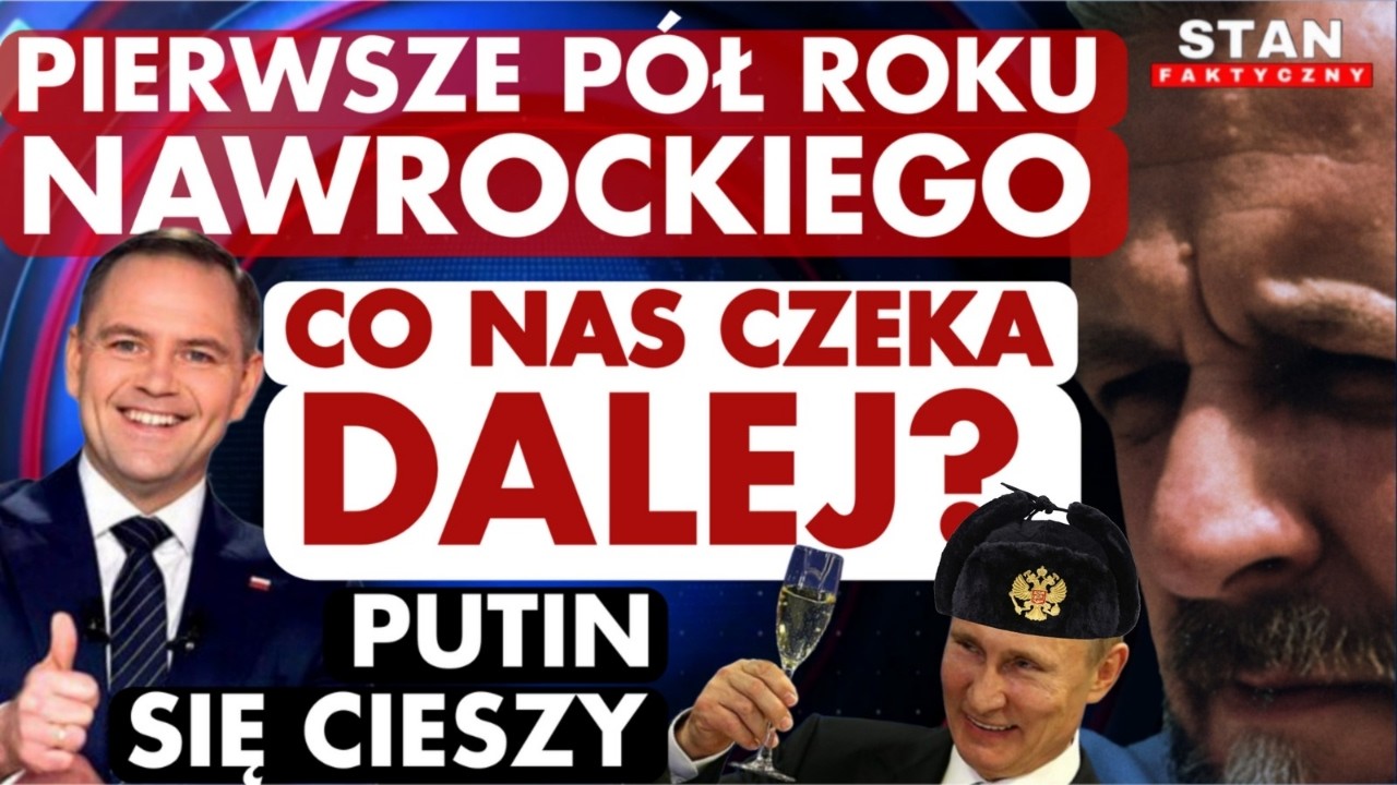 SONDAŻ: Nawrocki dzieli Polskę 50/50. Kto na tym zarabia? Putin... ALE NIE TYLKO‼️
