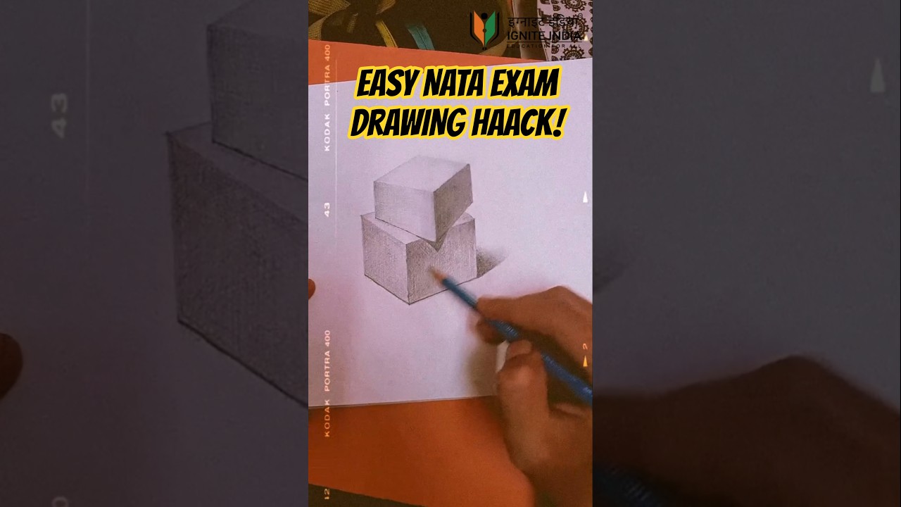 Nata Exam Drawing Hack ! #nata2025#natatips#nataguide #nataexam#online/offlineclass#architecture#art