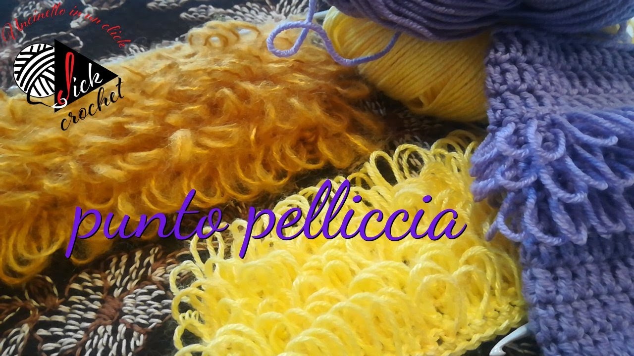 TUTORIAL UNCINETTO PUNTO PELLICCIA