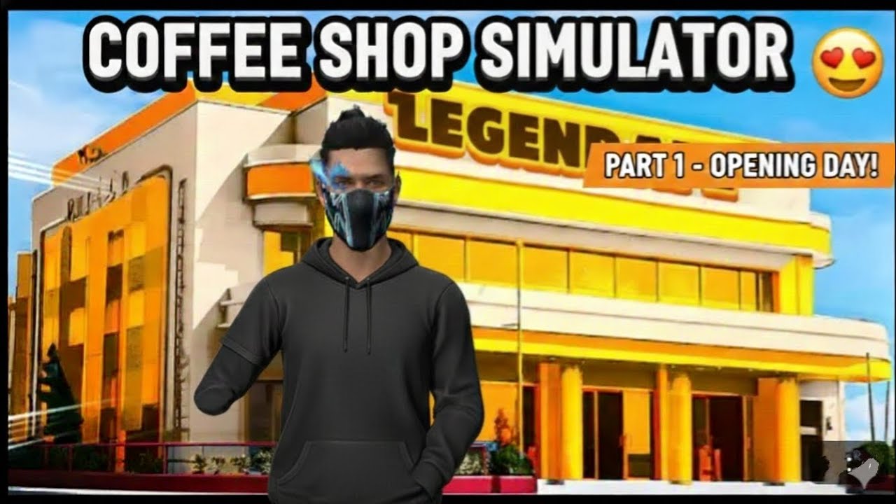 My new business in coffee Shop Simulator game 🤫