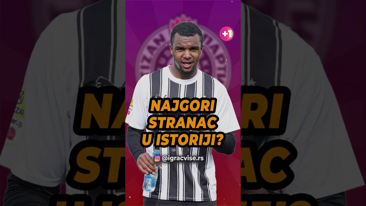 Ovaj fudbaler je verovatno najgori stranac u istoriji Partizana! ⚫️⚪️