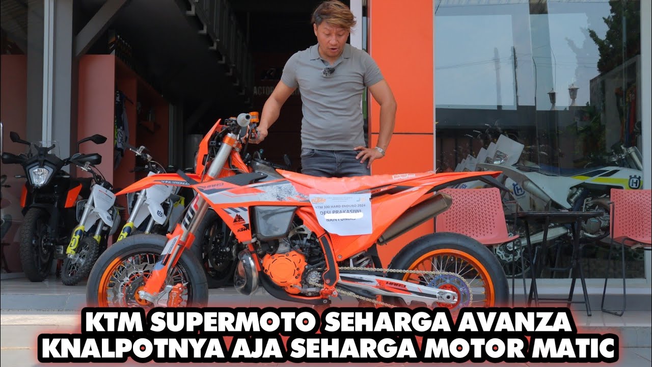 SETING NEW KTM 300 HARD ENDURO 2024 SUPERMOTO BY RINO SANJAYA