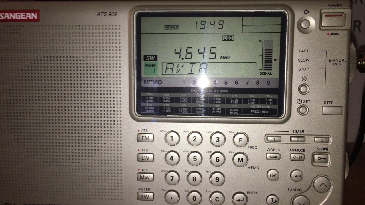 Degen DE-1103 Sangean ATS-909 Sony ICF-7600GR