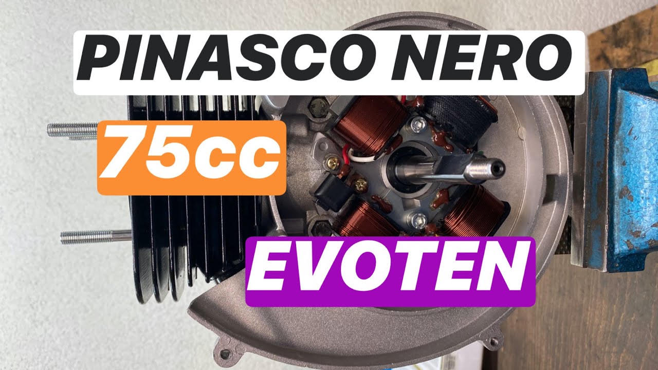 Nuovo Blocco da paura per Ciao😱 Ep.4 Montaggio Pinasco Nero 75cc Evoten (prima parte)