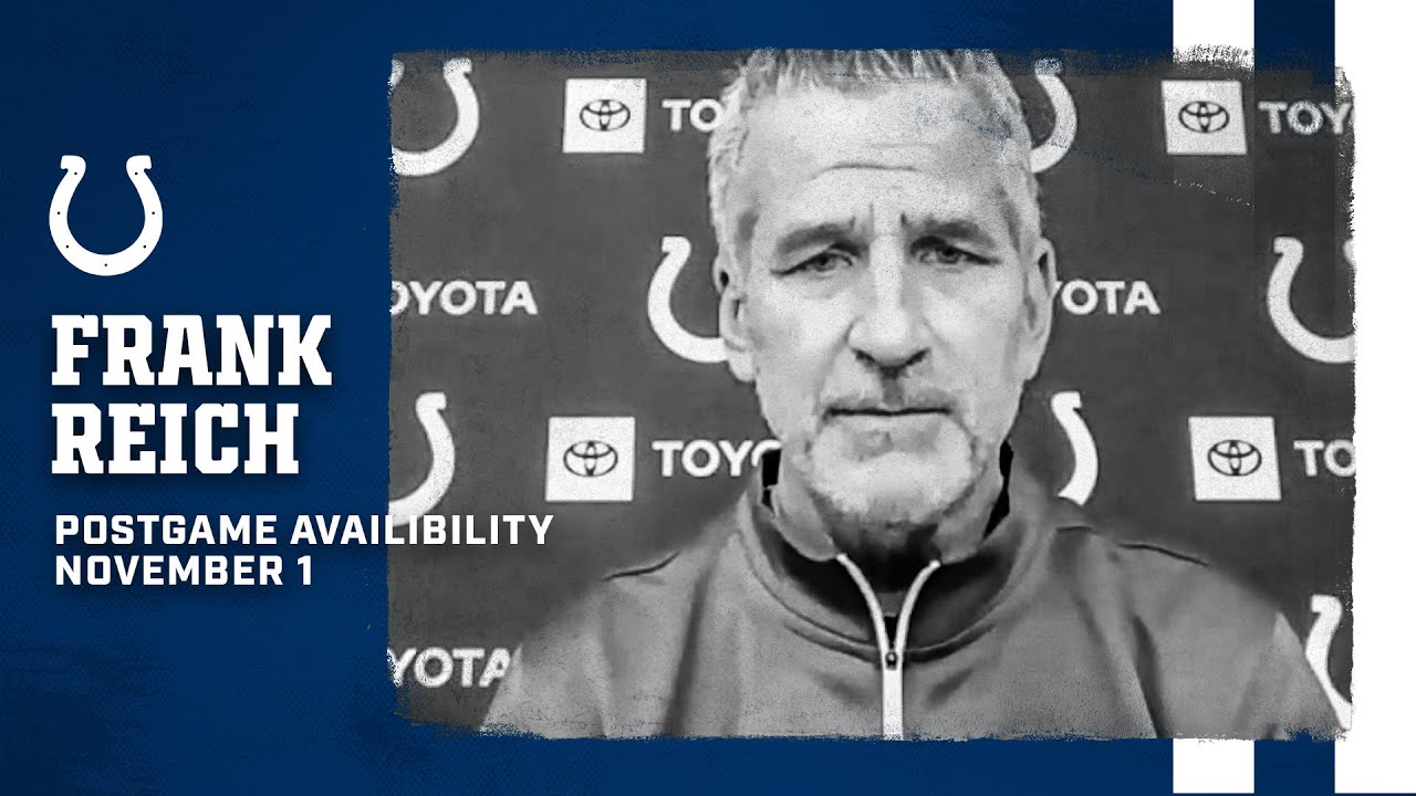 Frank Reich Postgame Press Conference: Colts At Lions