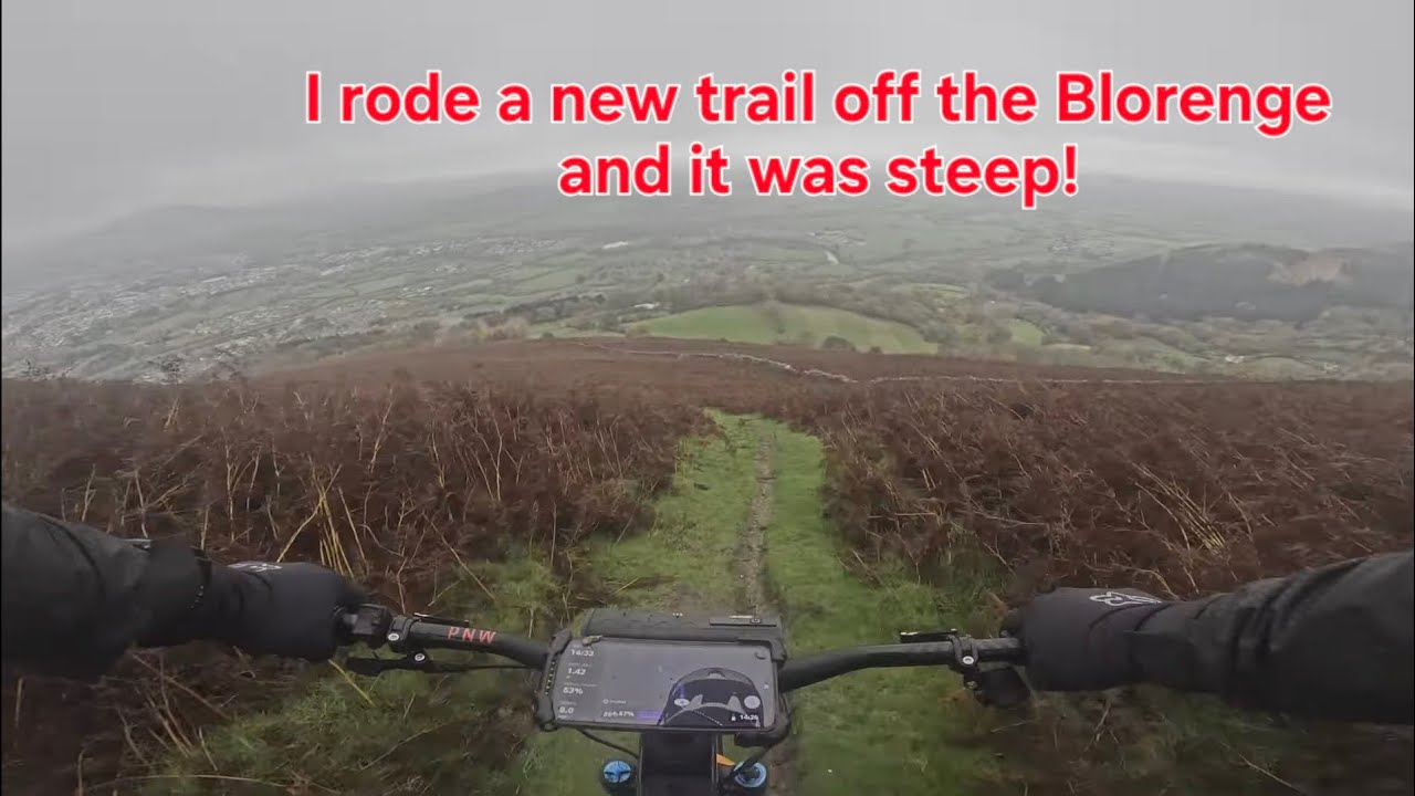 I rode a new trail off the Blorenge 05 11 25