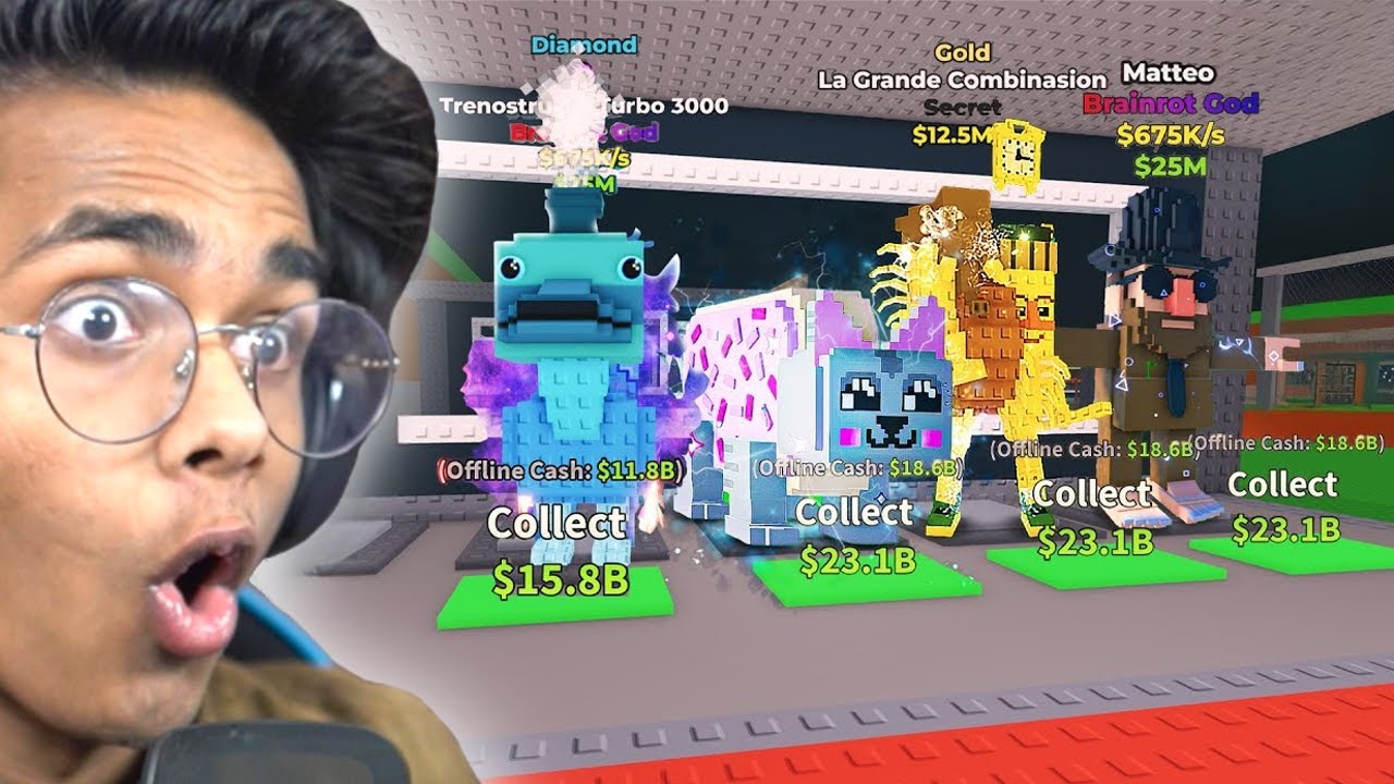 I Stole New RAREST BRAINROTS (Roblox)