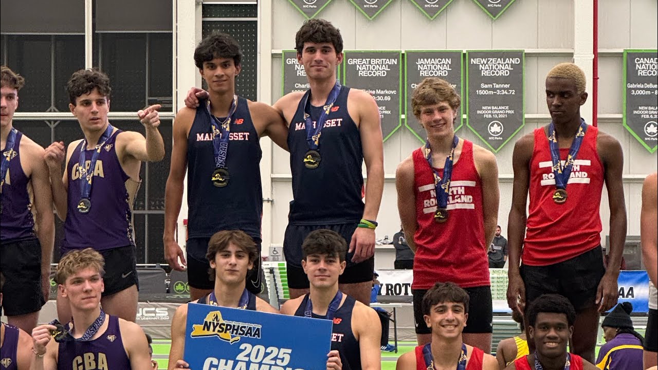 New York State Championships 4x800 anchor leg (1st Place) 