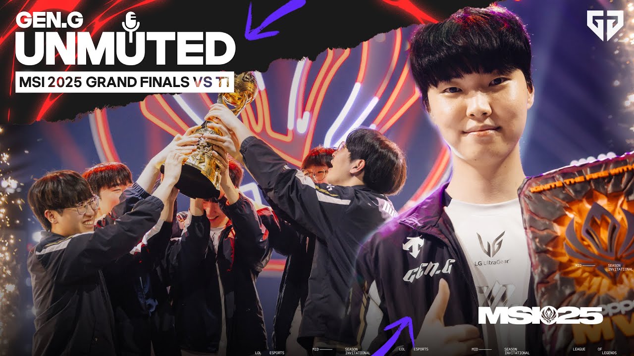 젠지라는 이름으로 연주하는 정상 | MSI 2025 Grand Finals Gen.G Voicecomms | GEN vs T1