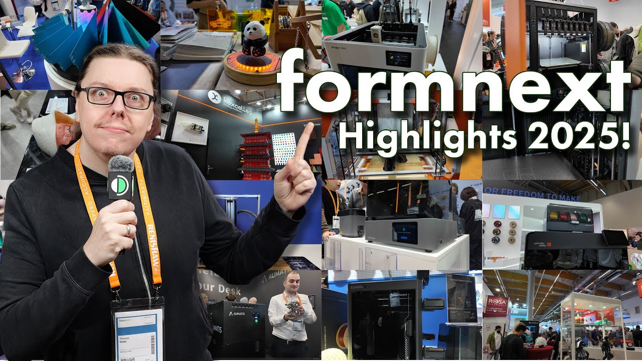 Anycubic, Bambu Lab und viele mehr! Formnext Highlights 2025!