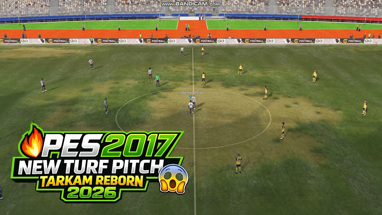 🔥 PES 2017 NEW TURF PITCH TARKAM REBORN 2026 😱