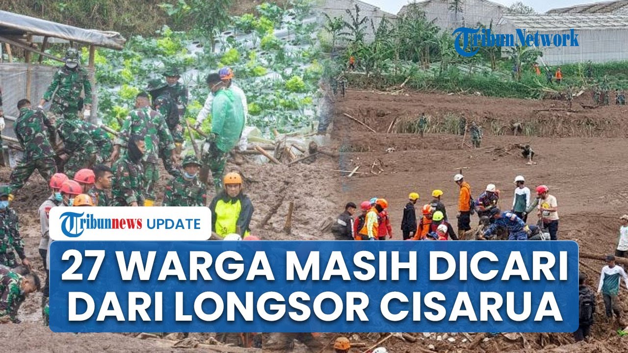 UPDATE Longsor Cisarua: Tim SAR Masih Cari 27 Warga yang Hilang, Hujan Mengguyur di Lokasi