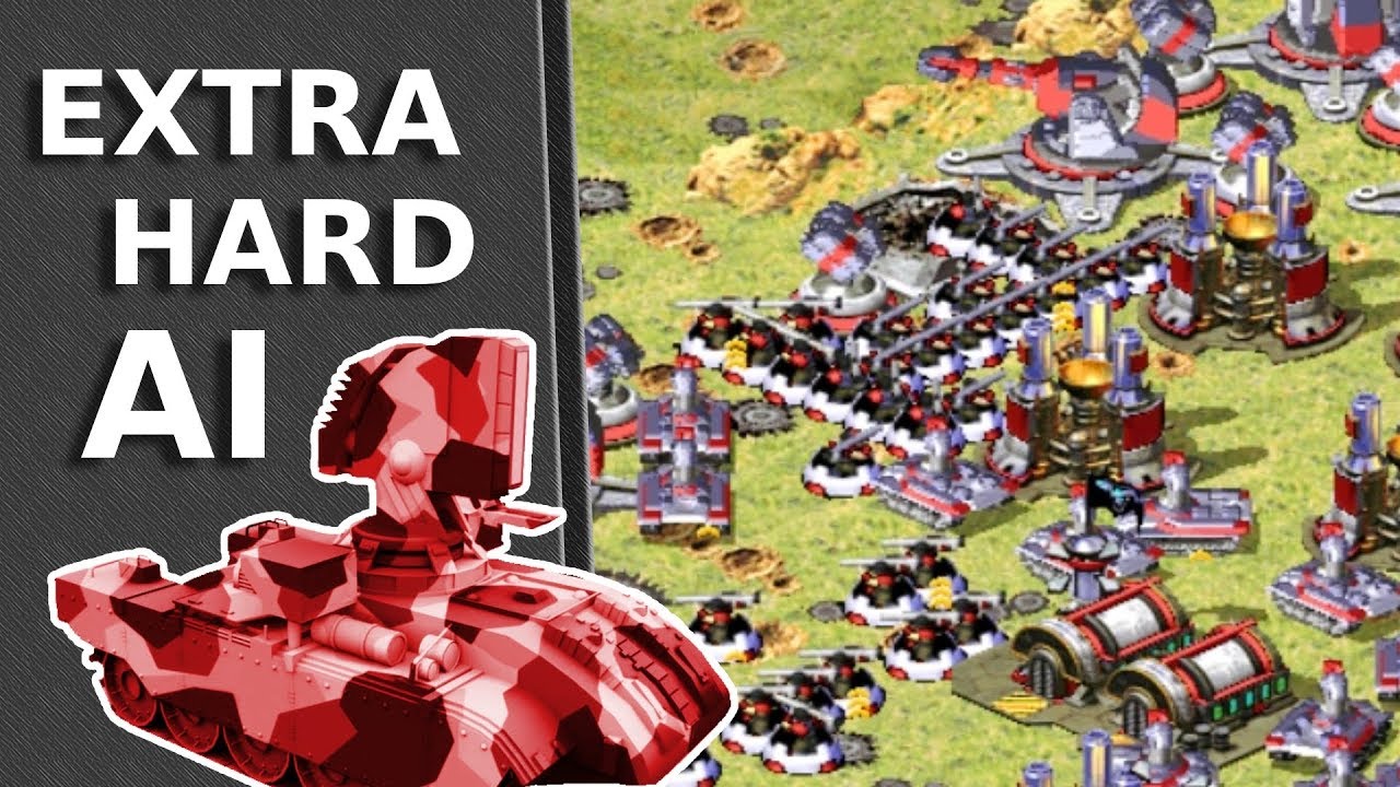Red Alert 2 - Extra Hard AI - Intensifying Light Trajectory - 7 vs 1