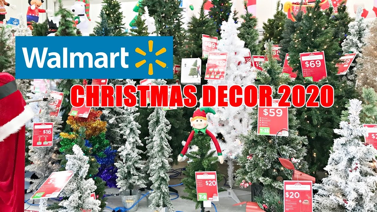 WALMART CHRISTMAS DECOR 2020 SHOP WITH ME