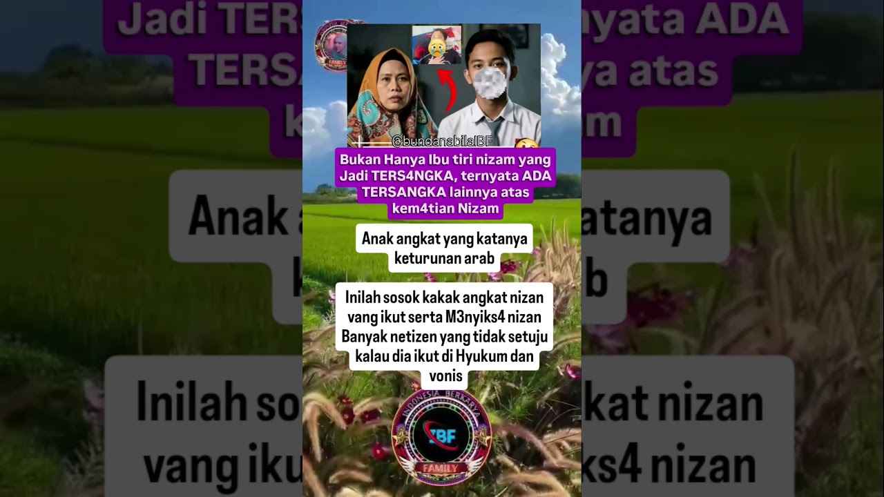 Sosok kakak tiri Nizam yang dicurigai ikut jadi tersangka #viral #fyp #viralshorts