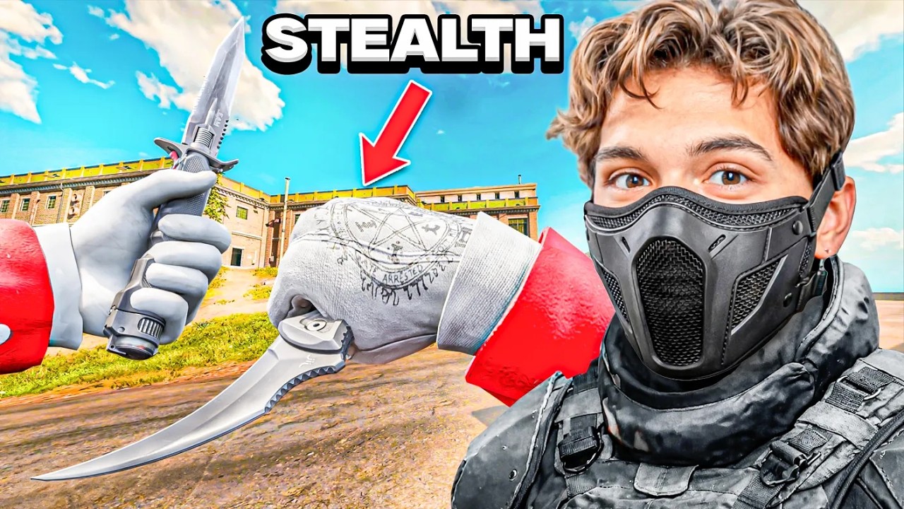 using STEALTH ONLY LOADOUT on Warzone
