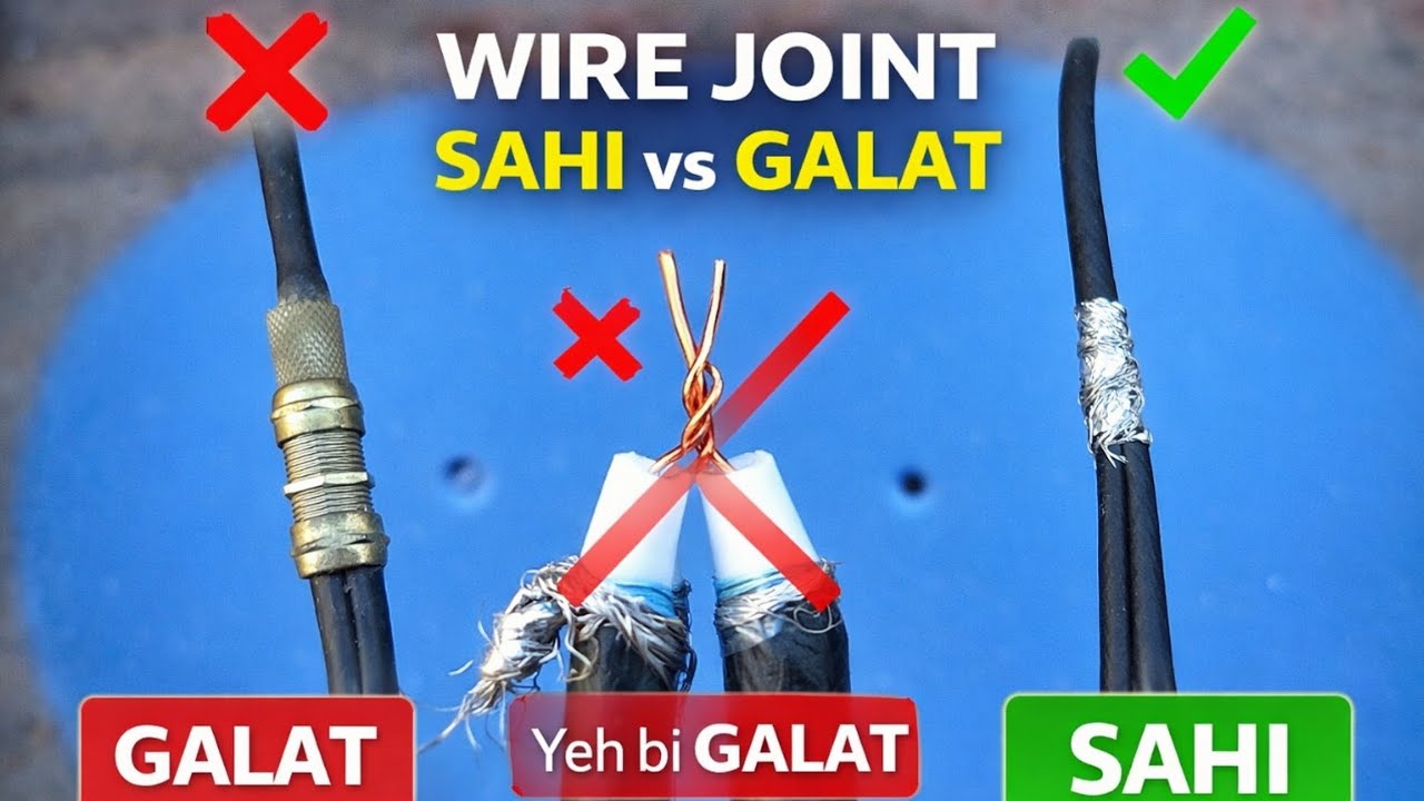 How to Dish Cable Wire Joint Ka Sahi Tarika | Galat Joint Se Signal Problem 2026
