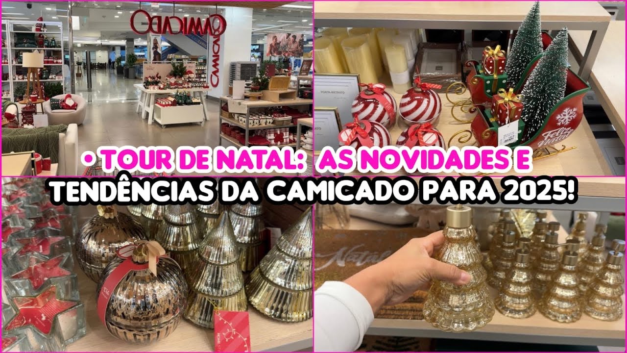 ✅ ACHADOS DE NATAL 🎄/ A CAMICADO SURPREENDEU!(Decoração Clássica e Sofisticada 2025)