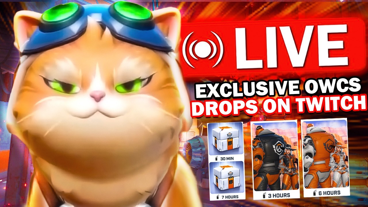 🔴 EXCLUSIVE OWCS !DROPS ON TWITCH 🔴 JETPACK CAT ALL DAY 🔴