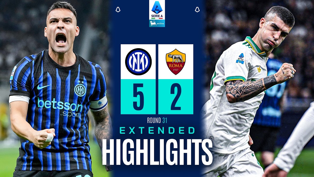 INTER-ROMA 5-2 | EXTENDED HIGHLIGHTS | SERIE A 2025/26
