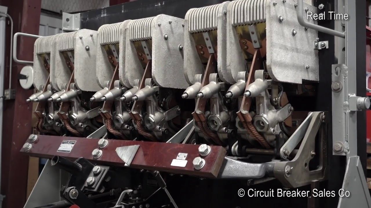 CBS Slow Mo General Electric AL-2-100 Circuit Breaker
