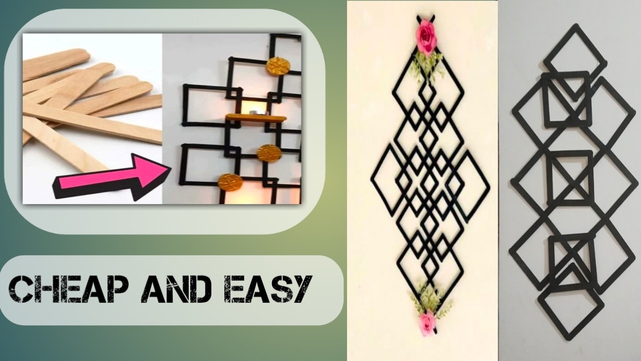 How to Make Wall Hanging at Home | DIY Wall Hanging Craft | Easy Home Decor
