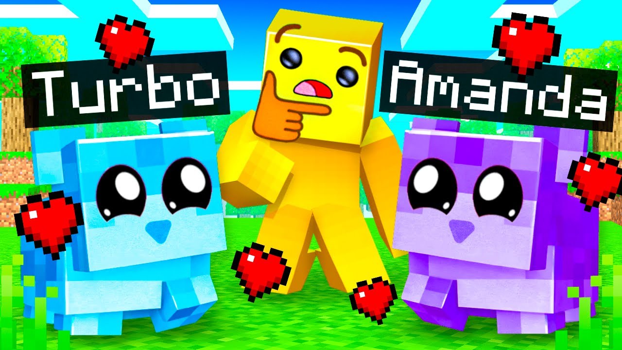 Turbo y Amanda se Convierten en Hamsters en Minecraft!